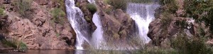 Water fall on BT River by WTP